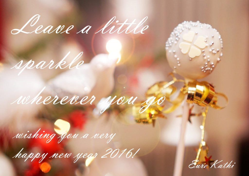 Happy New Year 2016 – mit eleganten Nougat-Keks-Pops